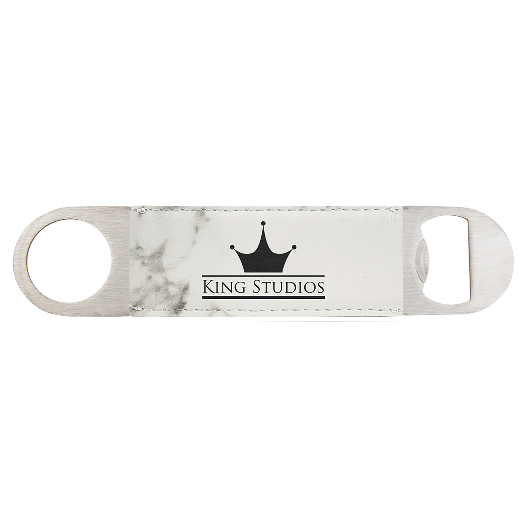 Laser Engraved Leatherette Bottle Opener (1.5"x7")