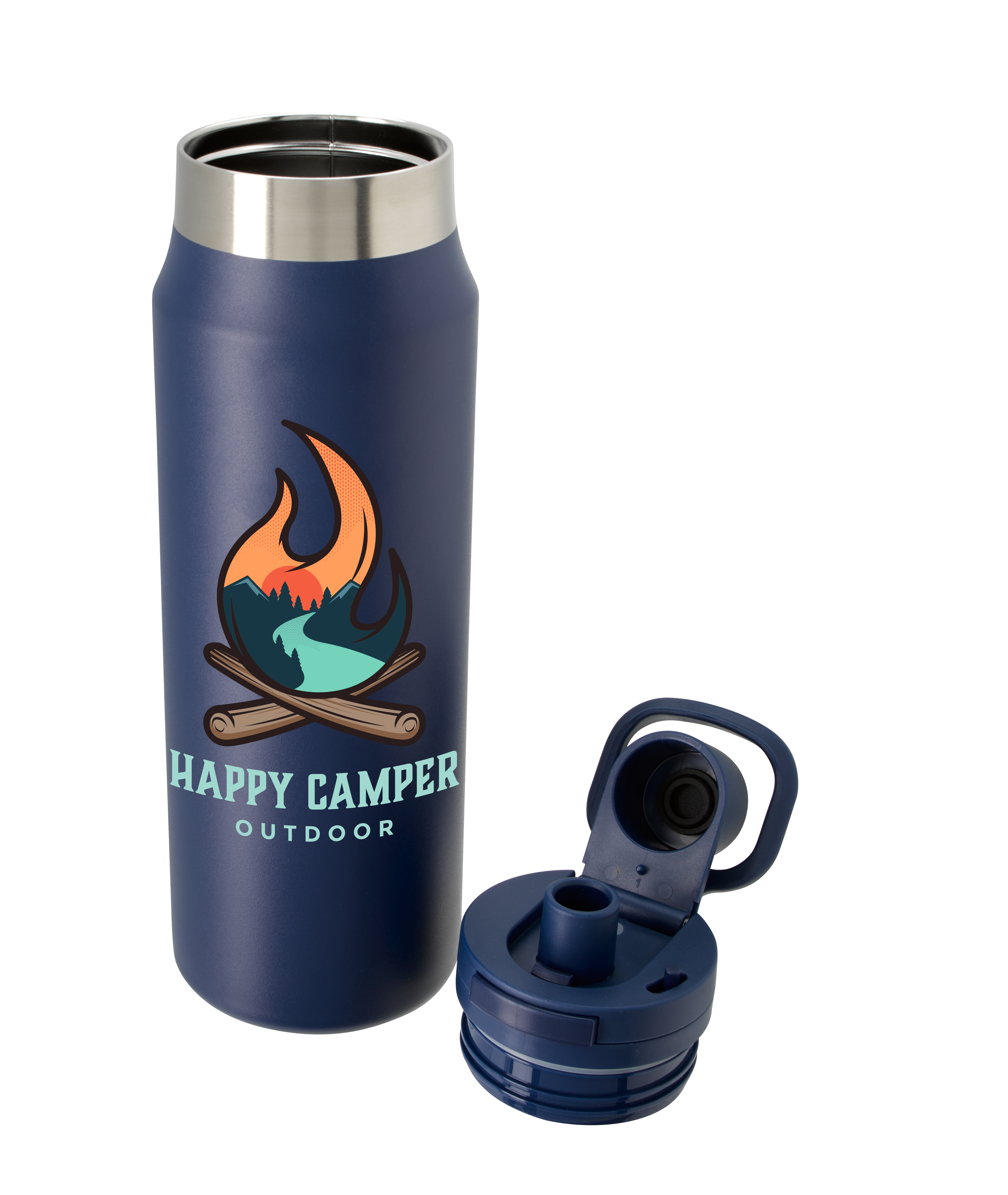The Viking Collection® Recycled Stainless Steel Ramble Bottle - 25 oz. 12