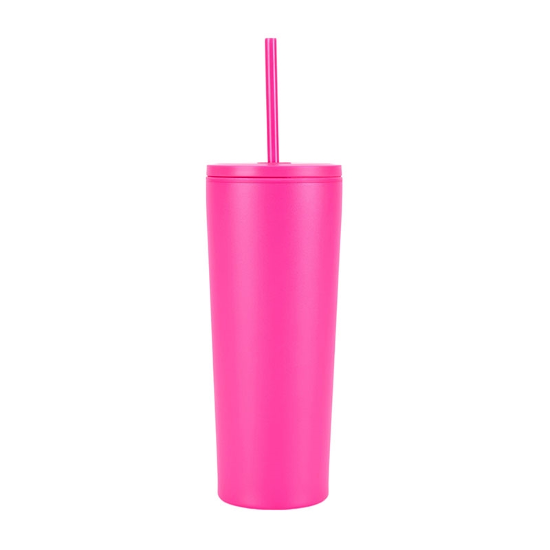 Bayard 24 oz. Double Wall Steel/PP Liner Straw Tumbler 7