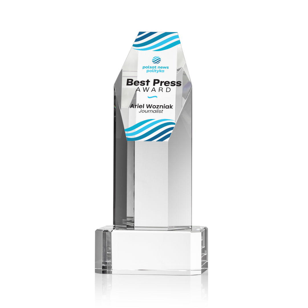 Ashford VividPrint™ Award on Base - Clear 2
