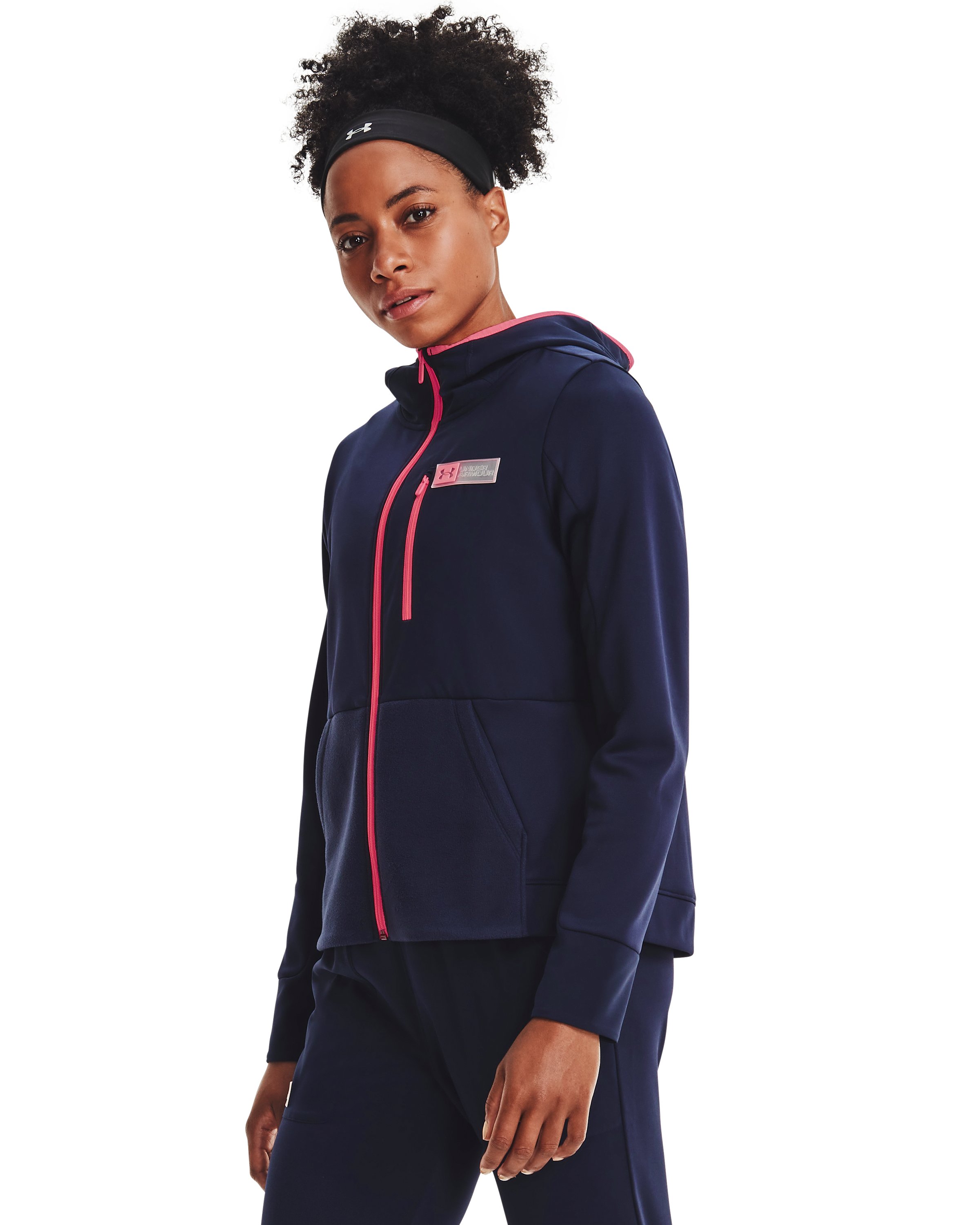 Women's UA Armour Plus Full-Zip Hoodie  2