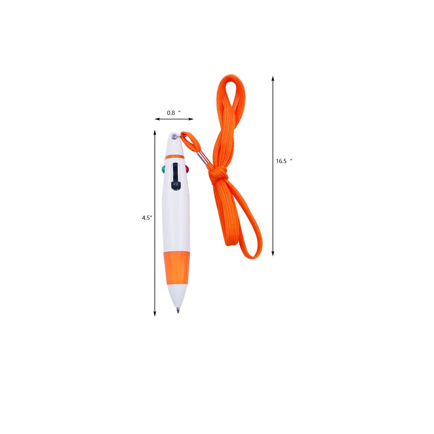 Multi-color Shuttle Pen with Neck Lanyard 6