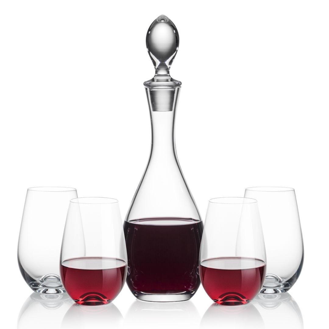 Malvern Decanter & Boston Stemless Wine 2