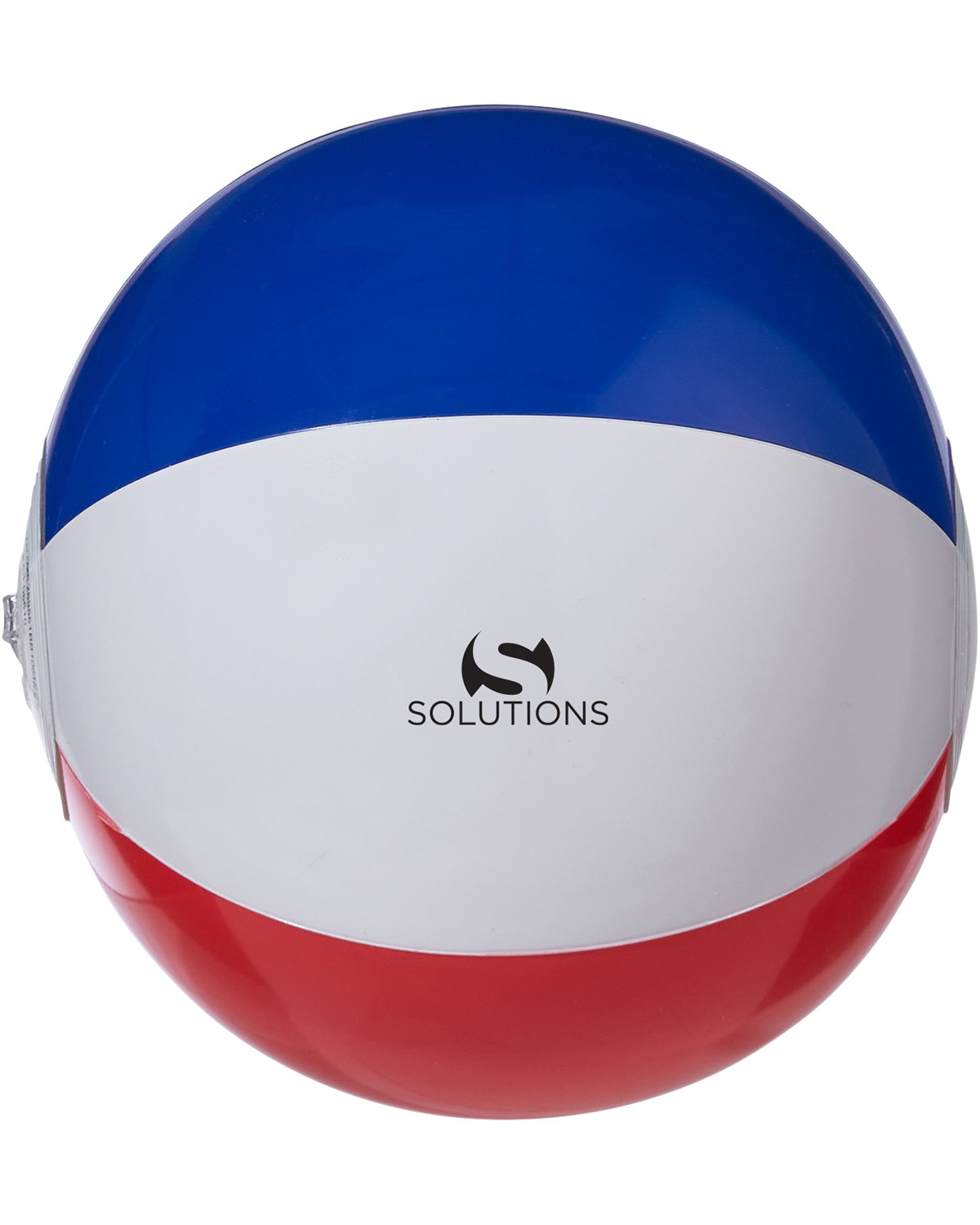 10" Patriotic Red, White And Blue Beach Ball 1