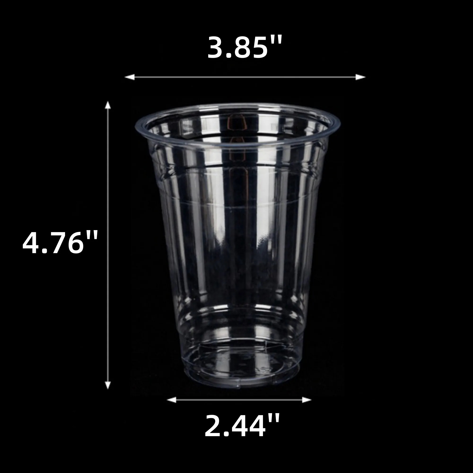 16oz. PLA Biodegradable Thickened Clear Cup 1