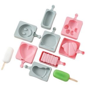 Single Silicone Cream Mould Popsicle Mold With Cover 4
