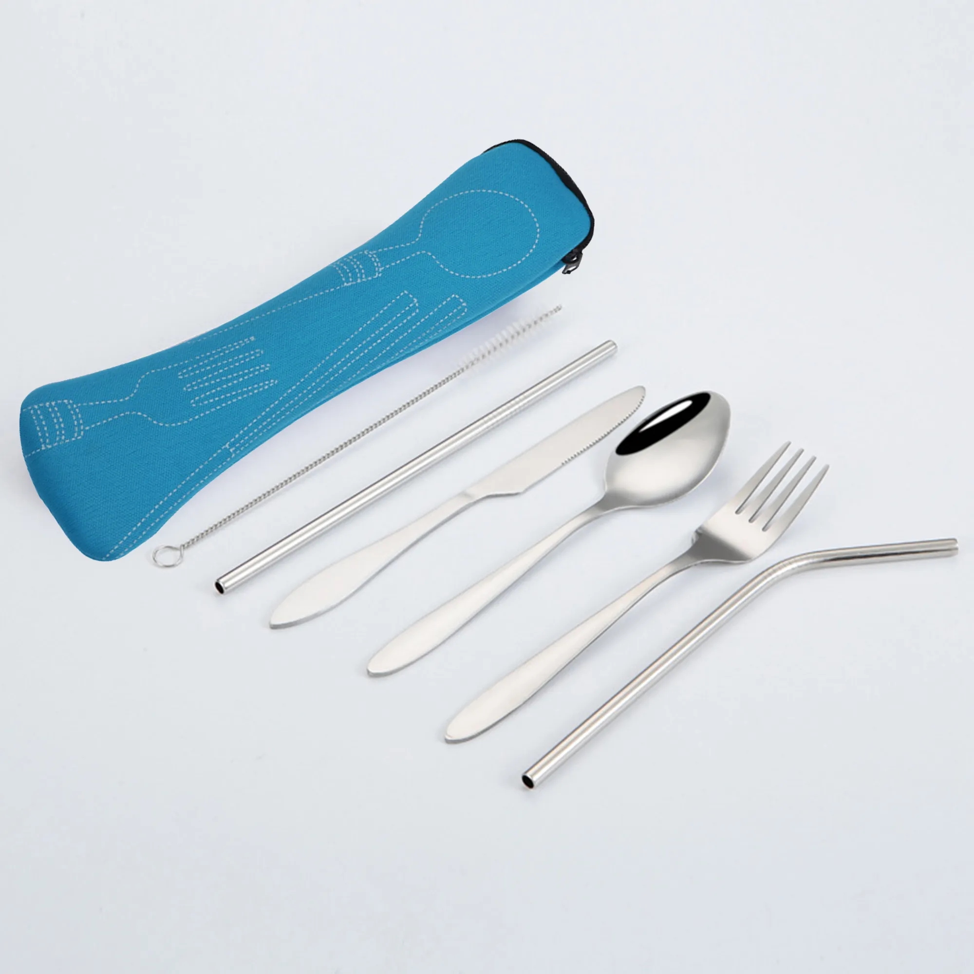 Stainless Steel Ttableware Seven-piece Set 10