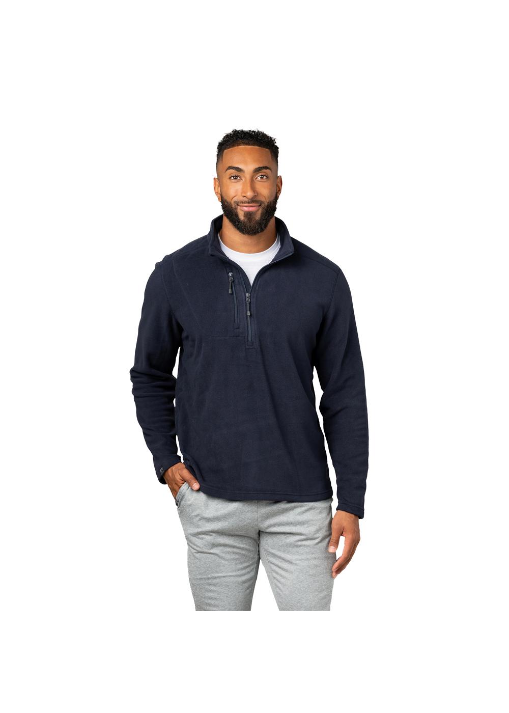 Storm Creek Men's Fireside Fleece Microfleece Quarter Zip 13