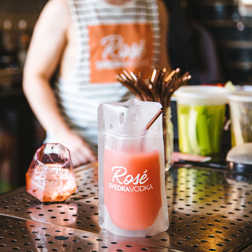 Custom Drink Pouches (16oz), Resealable 3