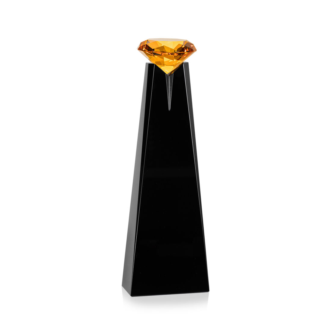 Alicia Gemstone Award - Black/Amber 12