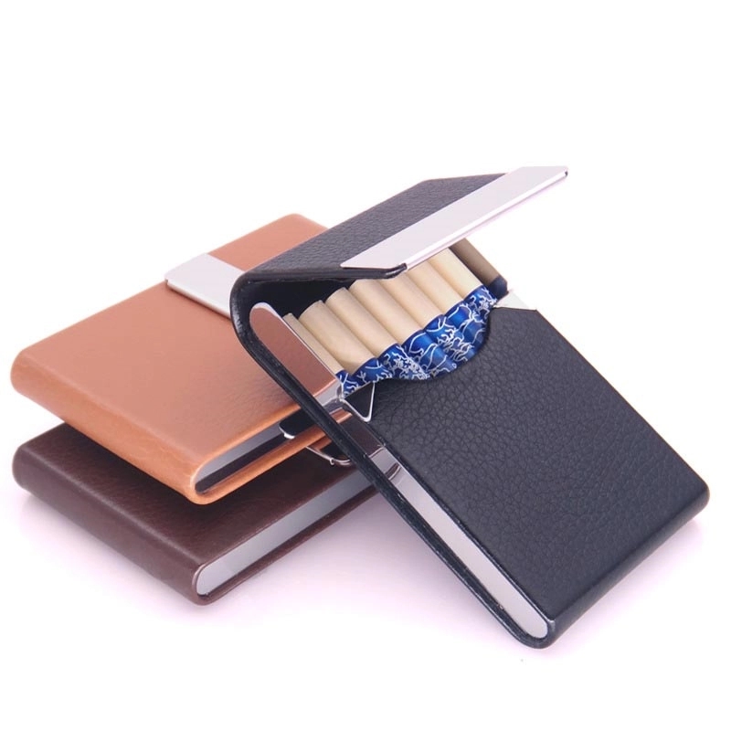 PU Leather Cigarette Business Card Case 2