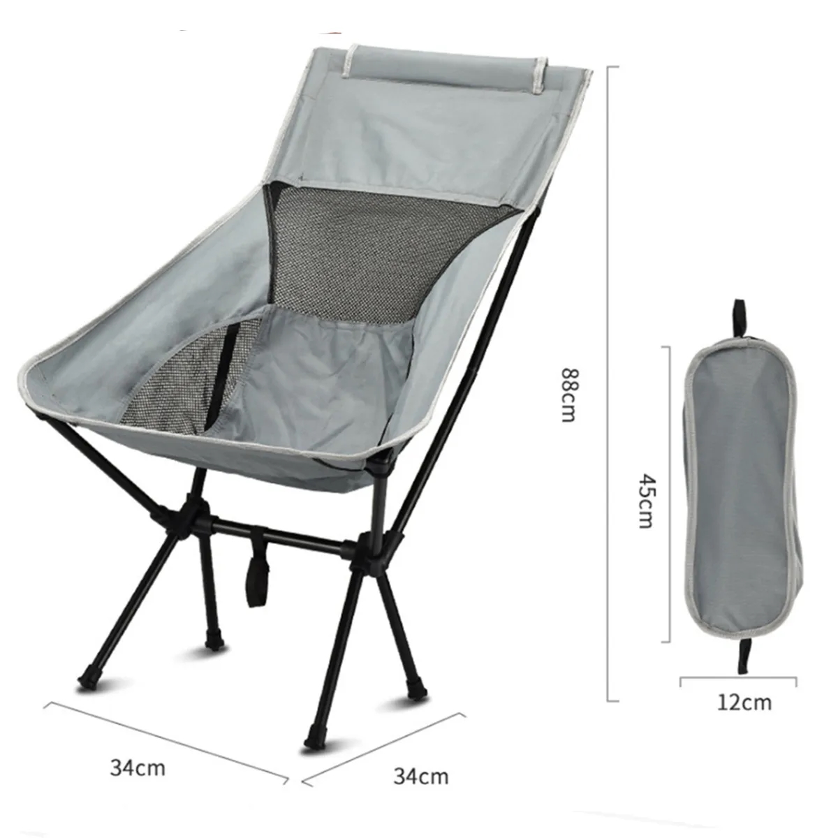 Ultralight Backpacking Folding Portable Camping Beach Chai 3