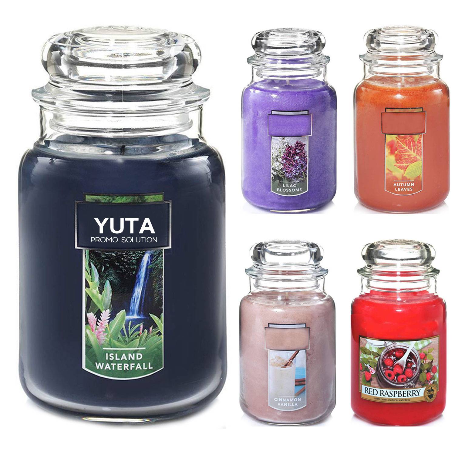 22oz Large Single Wick Soy Wax Jar Candle 2