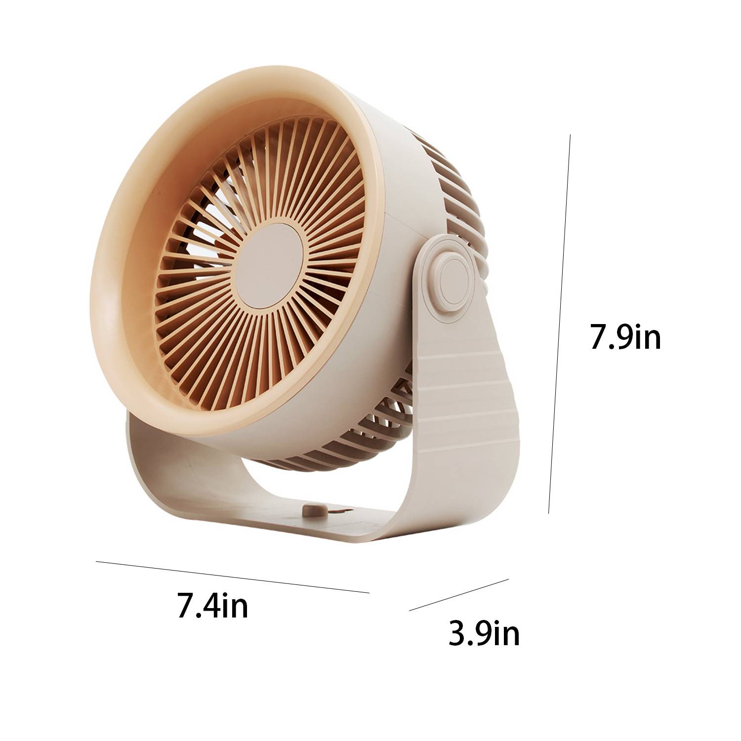 ABS Recirculating Fan Desktop Silent High Wind Power 2