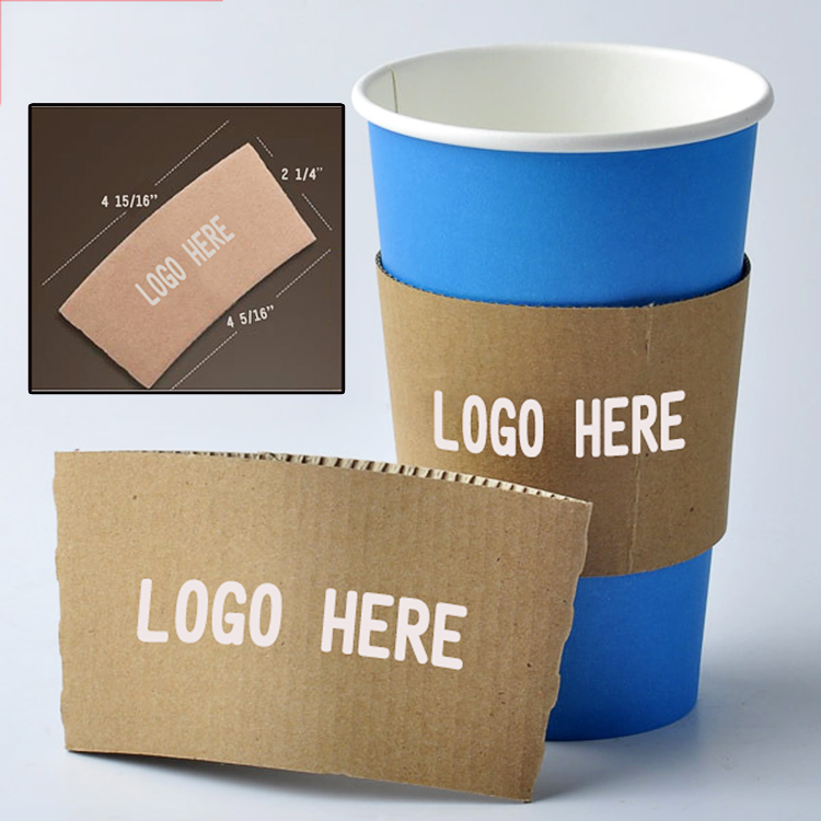 10-16 OZ Kraft Paper Cup Sleeve 2