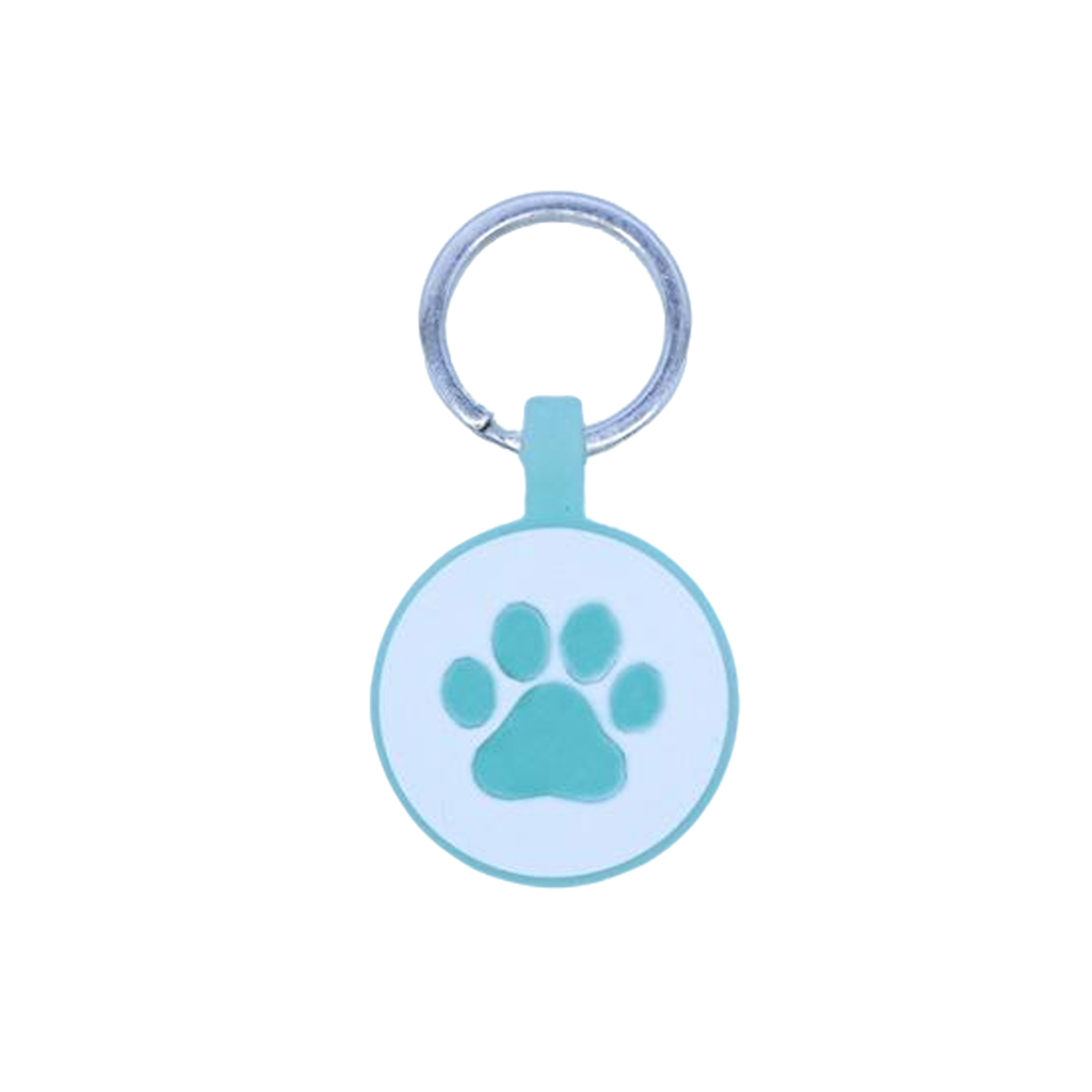 Silent Silicone Round Pet Identification Tag 2