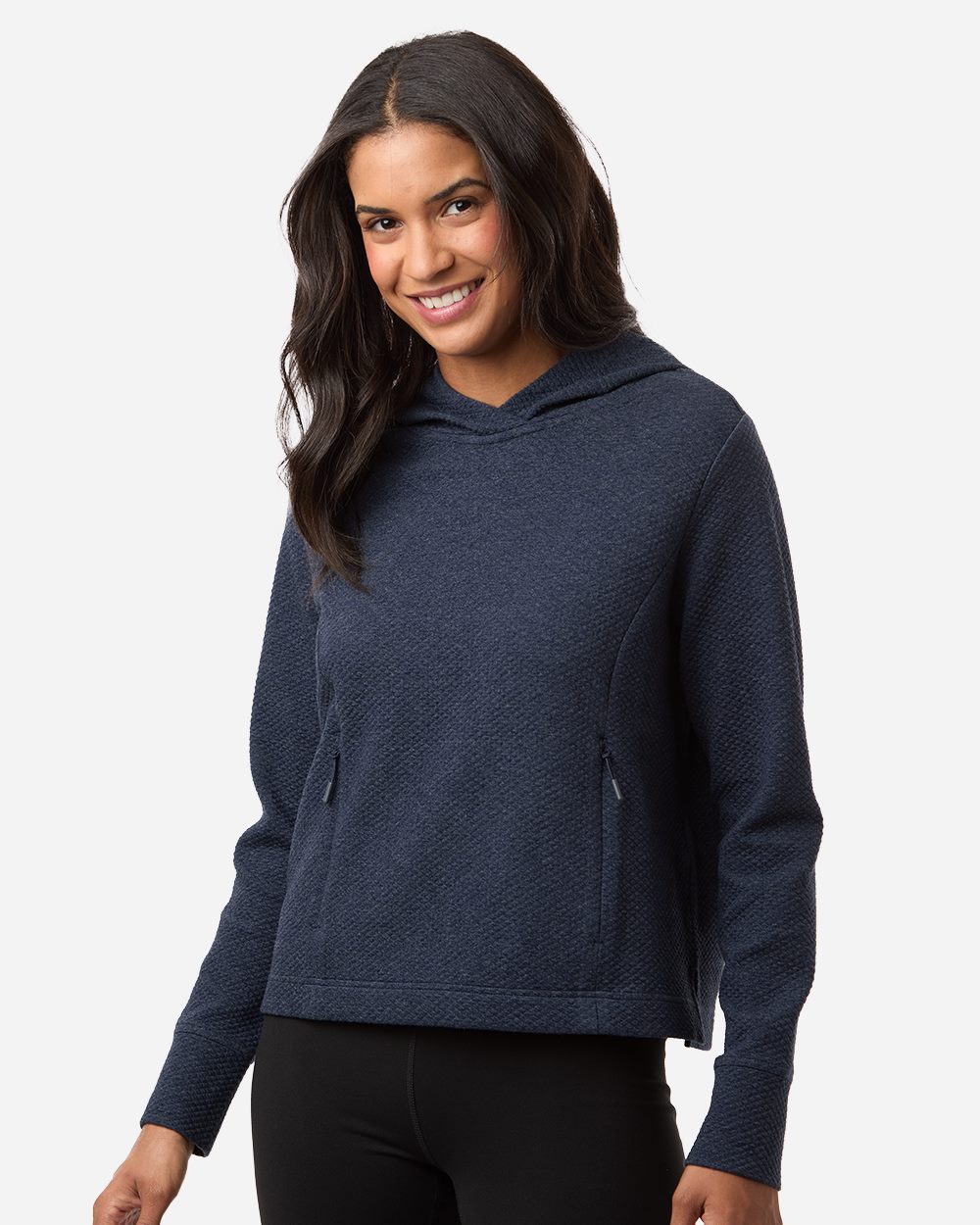 Women's Spirit Textured Hooded Pullover - NE729W 29
