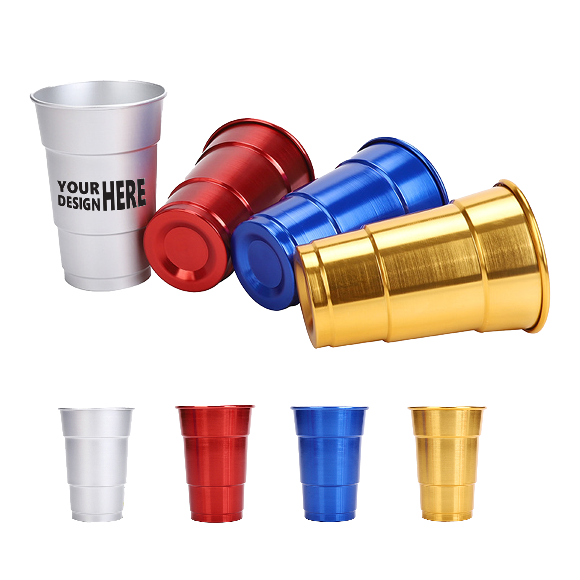 16oz Outdoor Durable Aluminum Cup 2