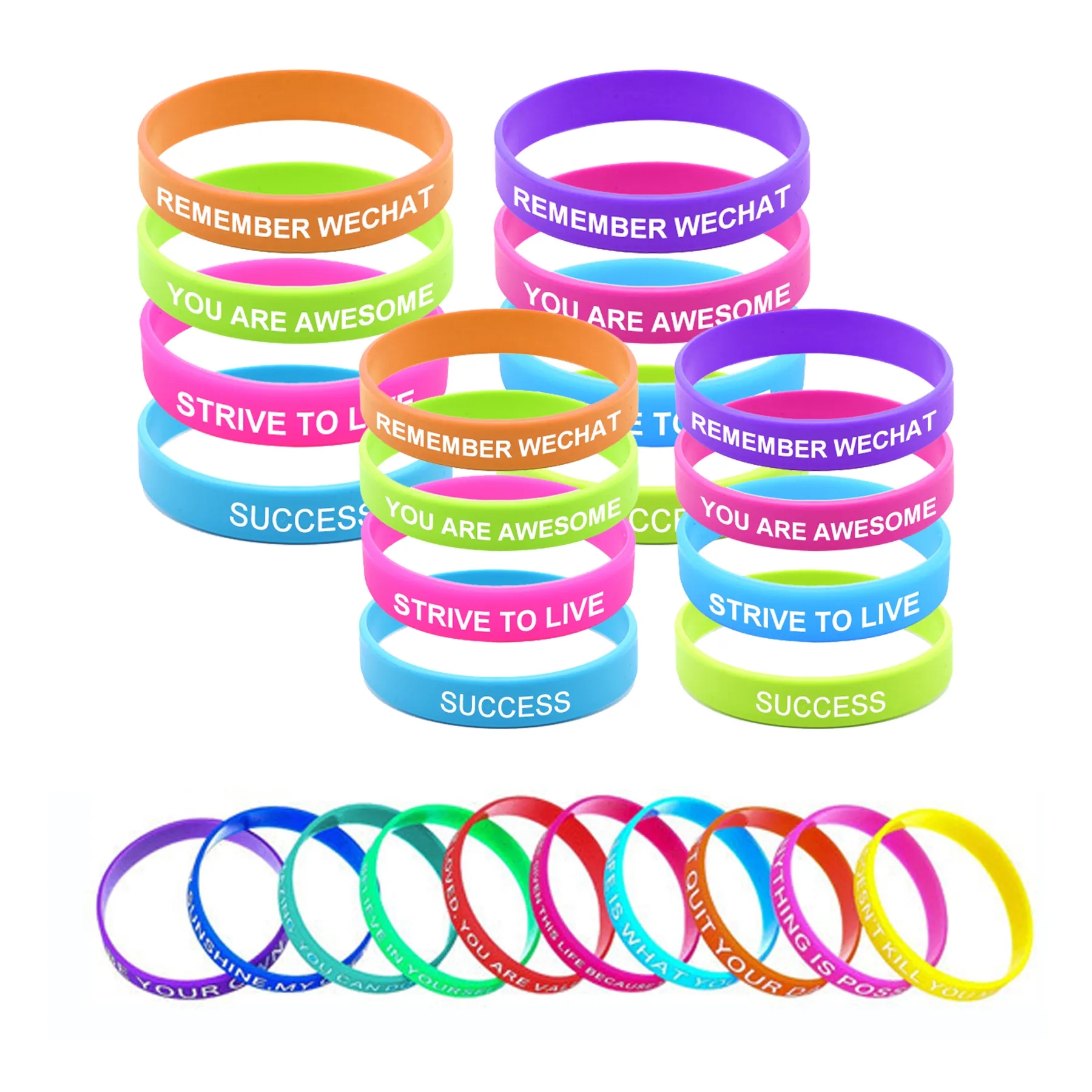 Custom Silicone Wristbands 4
