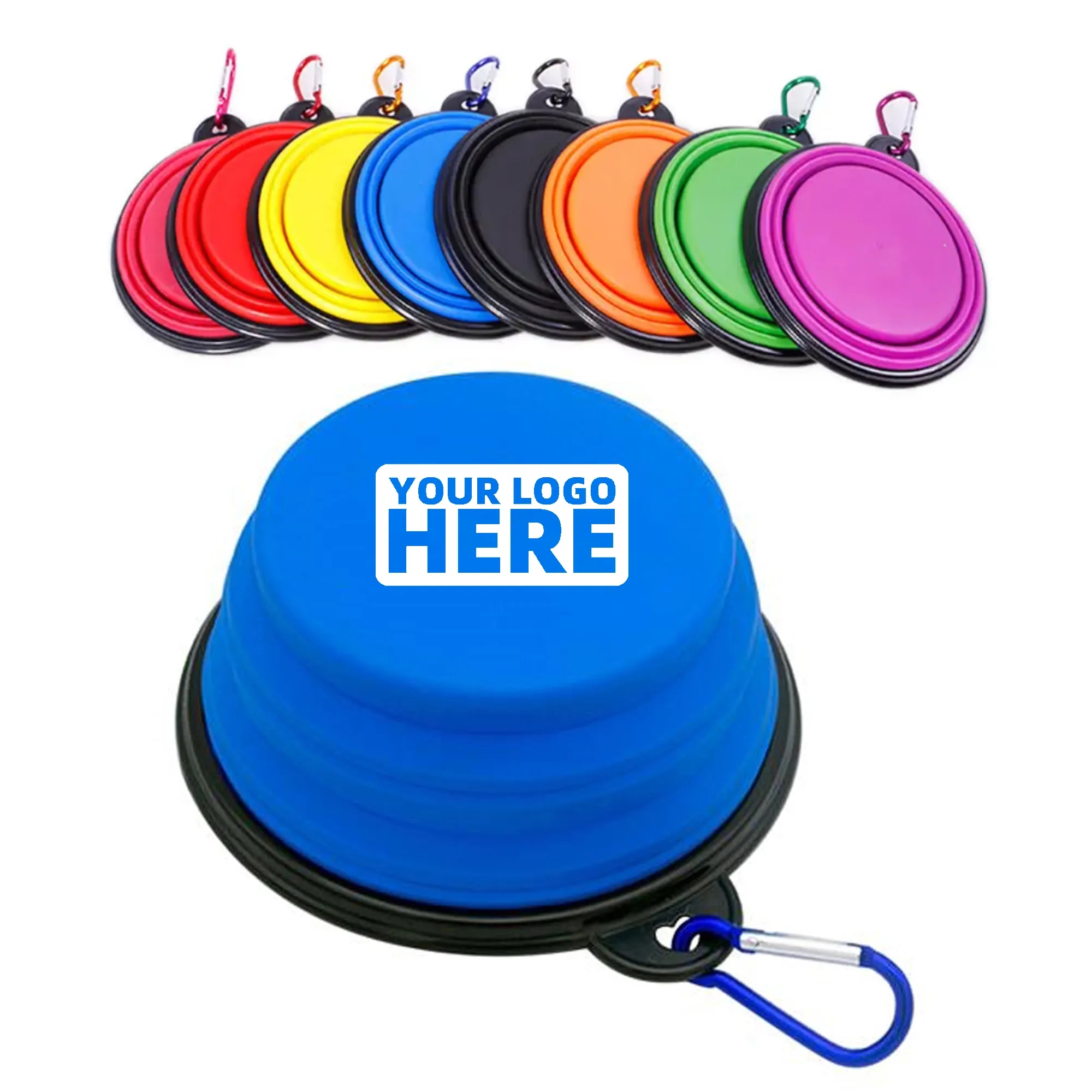 Collapsible Pet Bowl w/Carabiner 2