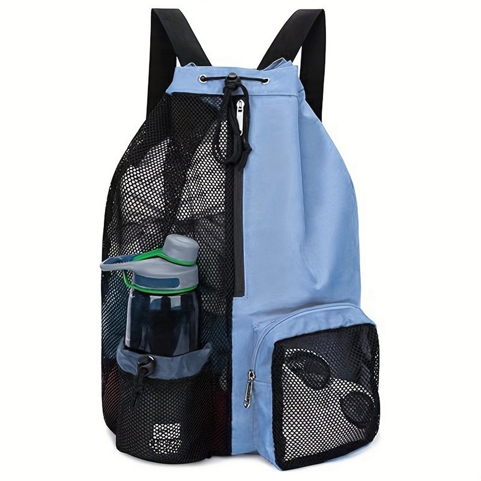 Outdoor Swimming Fitness Mesh Drawstring Backpack 9