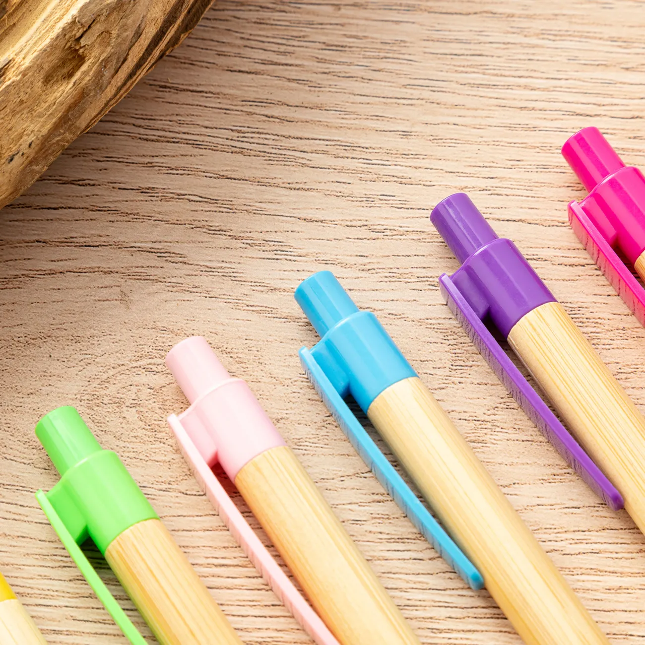 Eco-friendly Bamboo Click-action Pen 5
