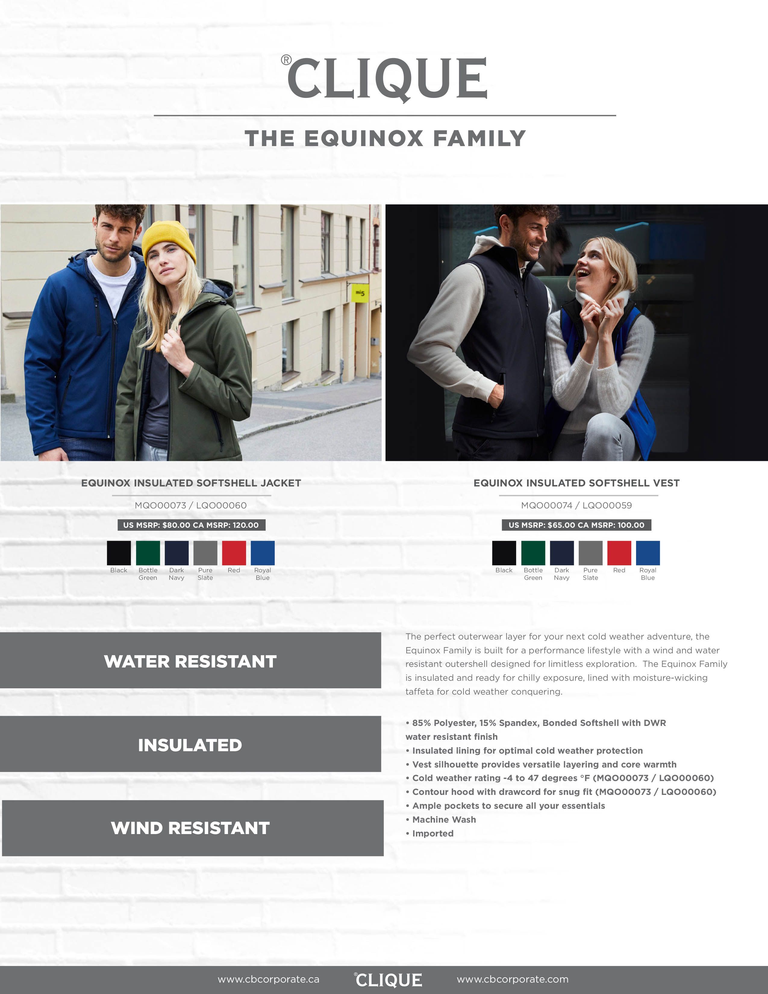 Equinox Insulated Mens Softshell Vest