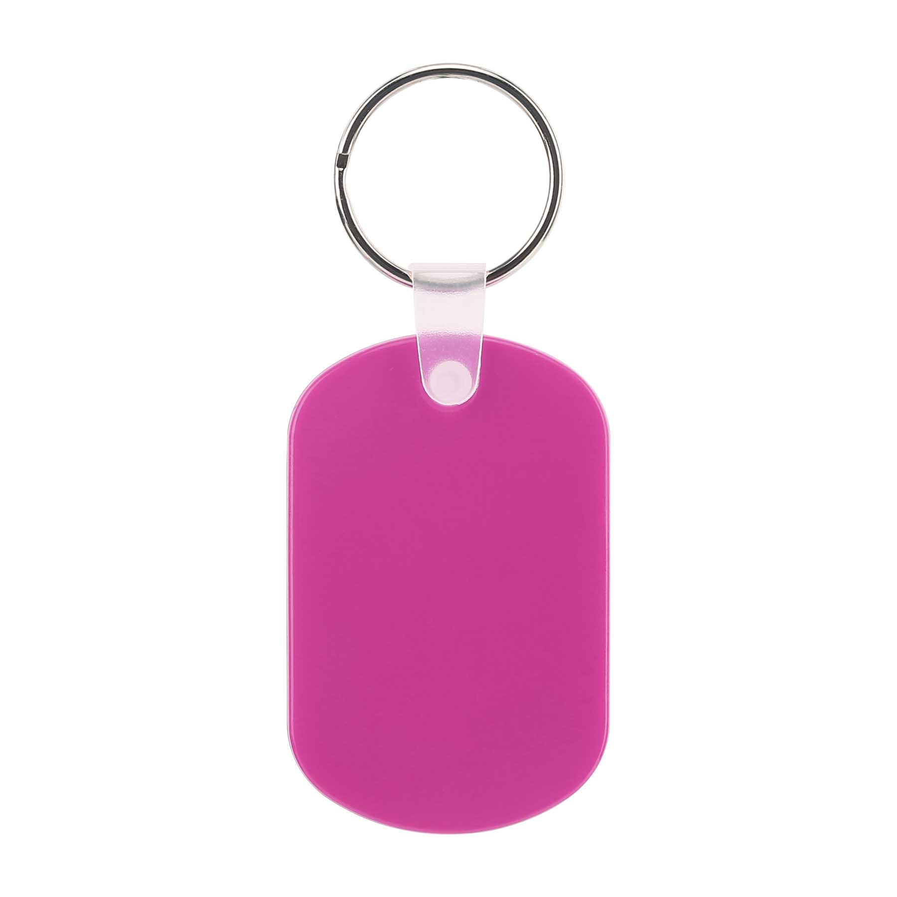 PVC Oval Vinyl Keychain 12