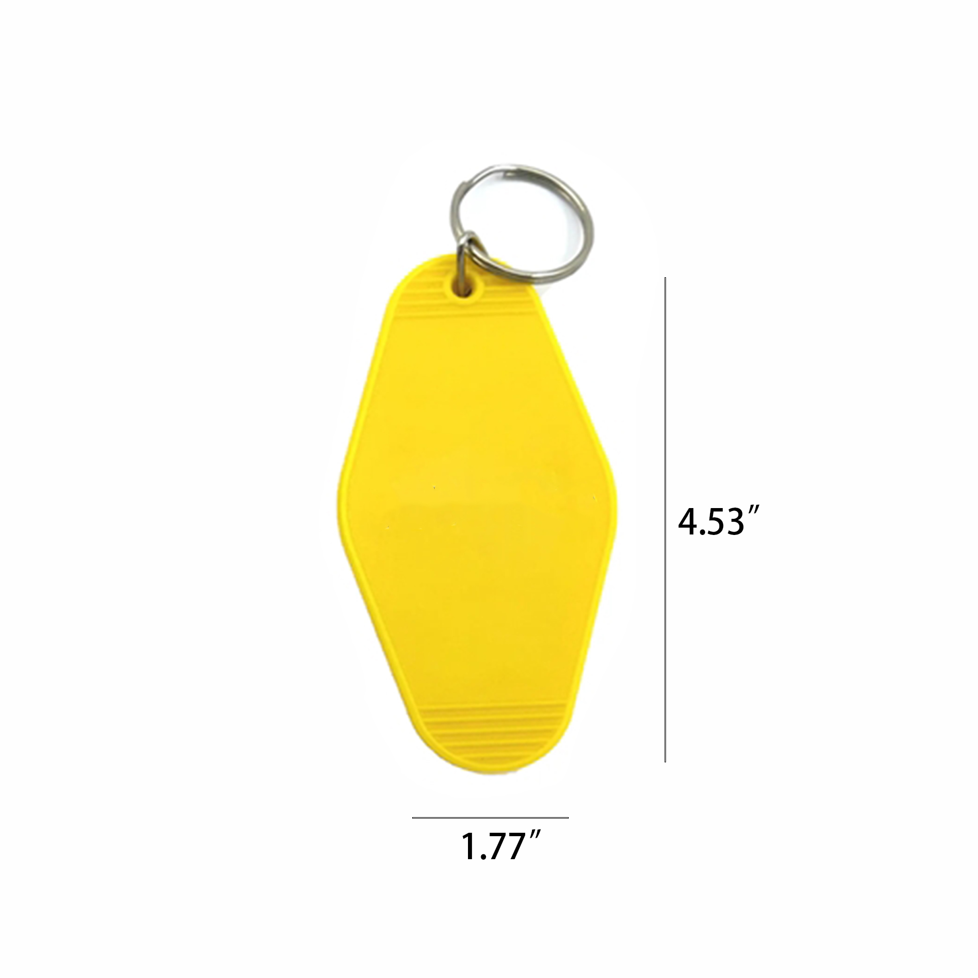 Motel Hotel Keychains Rhombus Key Tags MOQ 10pcs 3