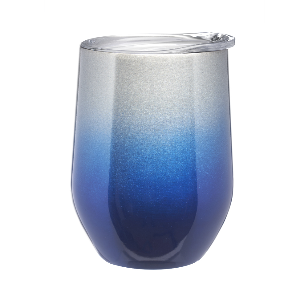11 oz. Stemless Wine Glass with Lid - BPA Free 1
