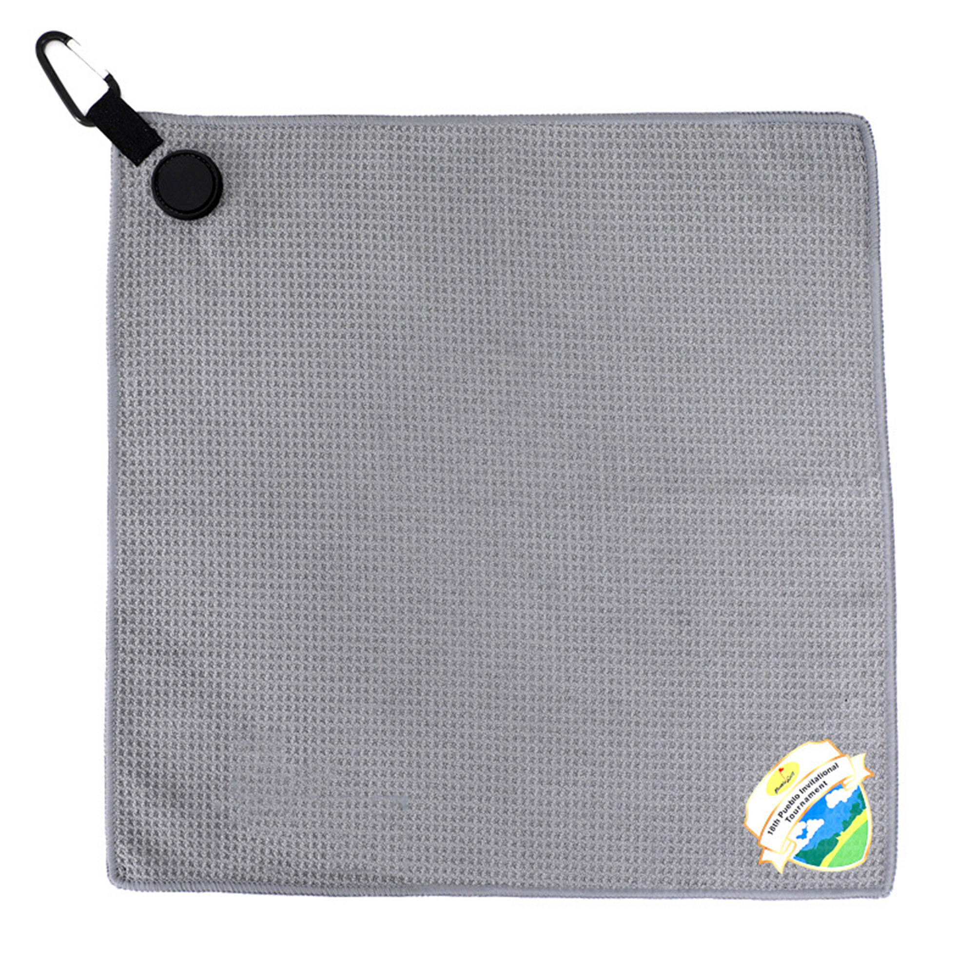 16"x16" 400GSM Magnetic Microfiber Waffle Golf Towel 3