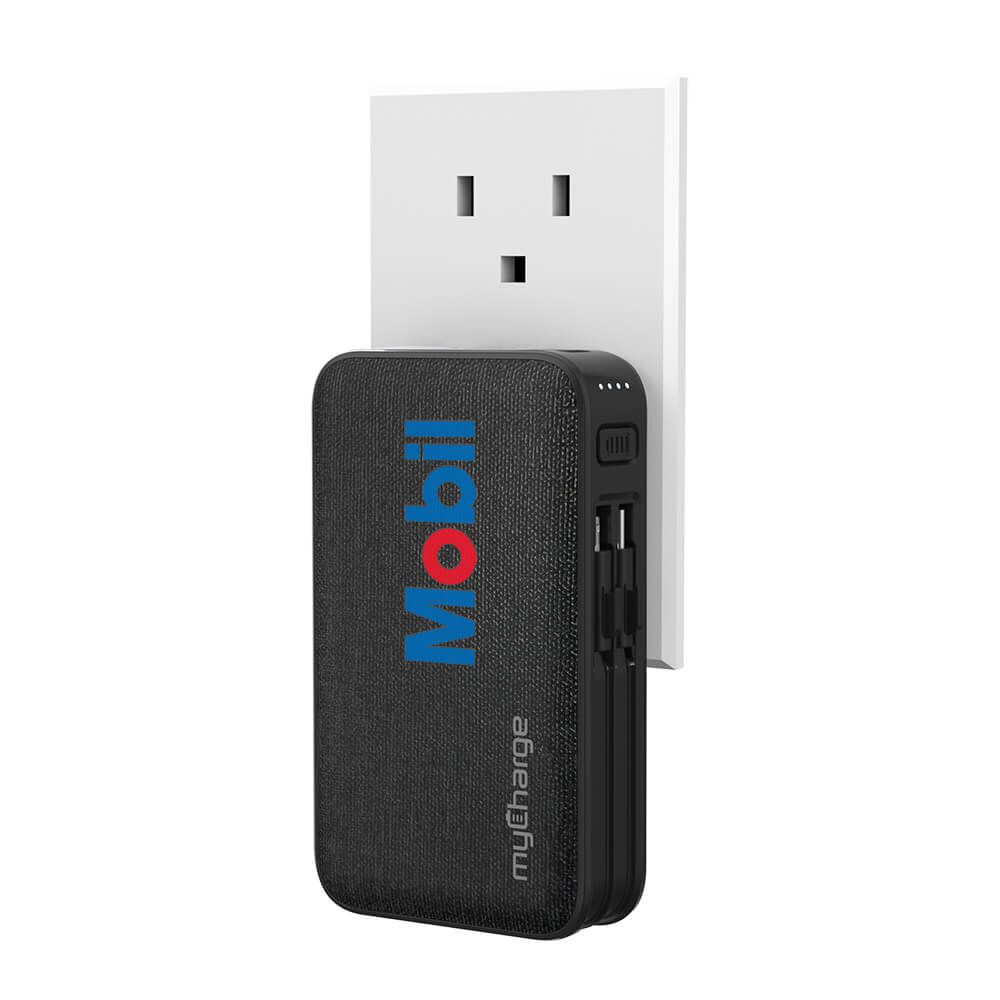 myCharge Powerhub Plus 6,000mAh Everything Built in Portable Charger 3