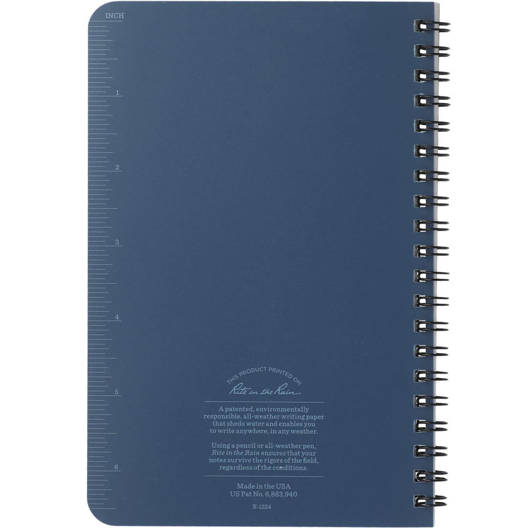 4.6” x 7” Rite in the Rain Side Spiral Notebook 72