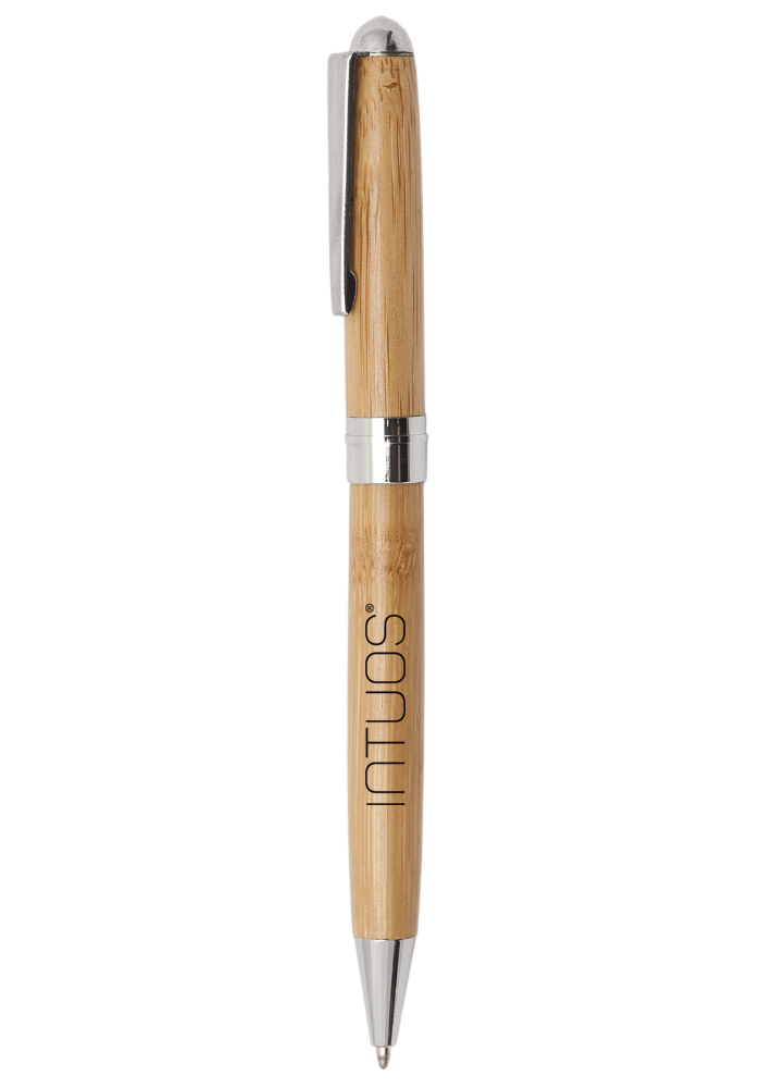 Executive Bamboo Twist Action Ball Point Pen 2
