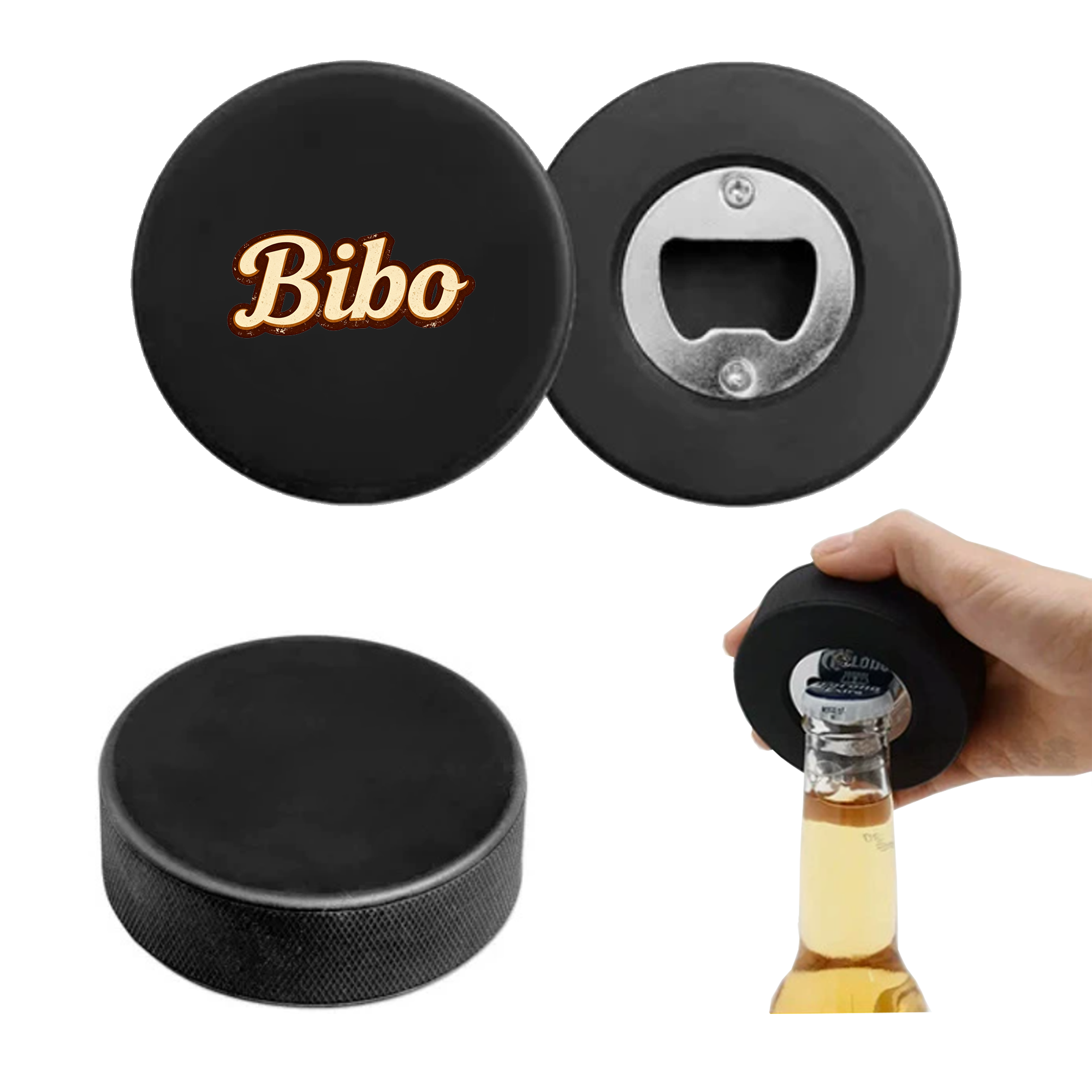 Hockey Puck Bottle Opener 2