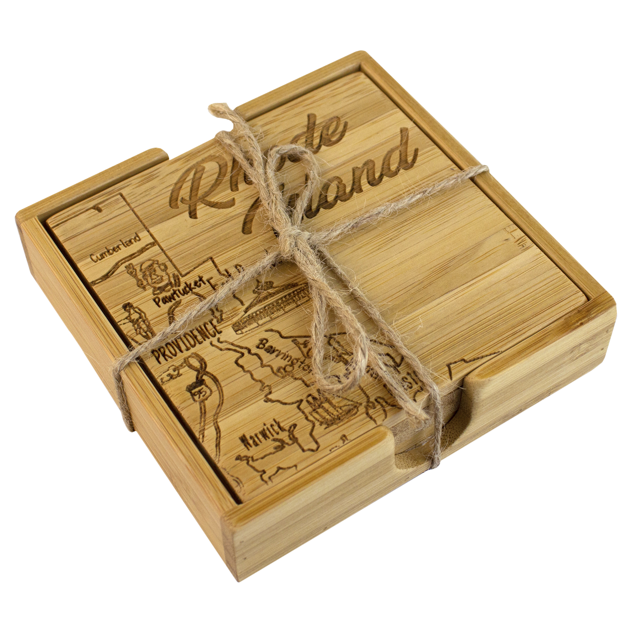 Rhode Island Puzzle Coaster Set 3