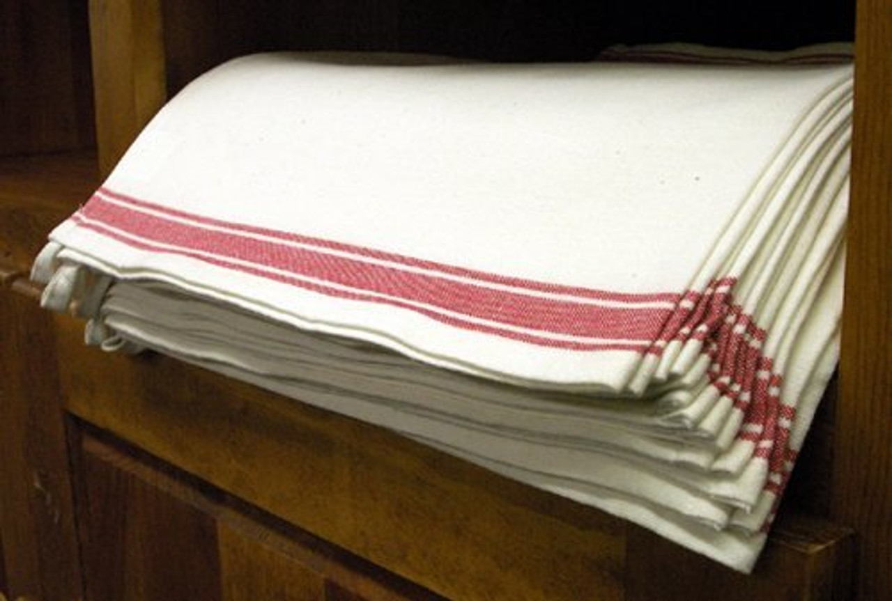 Vintage Stripped Kitchen Towel - Red Stripe 5