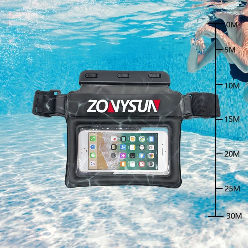 TPU Inflatable Floating Waist Bag 5