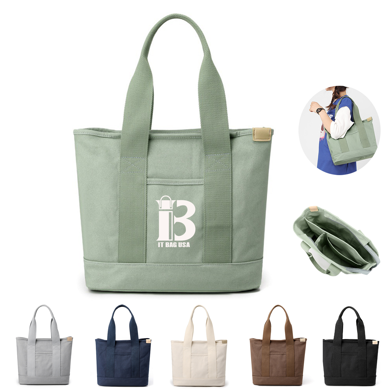 Simplicity Canvas Tote Bag 1