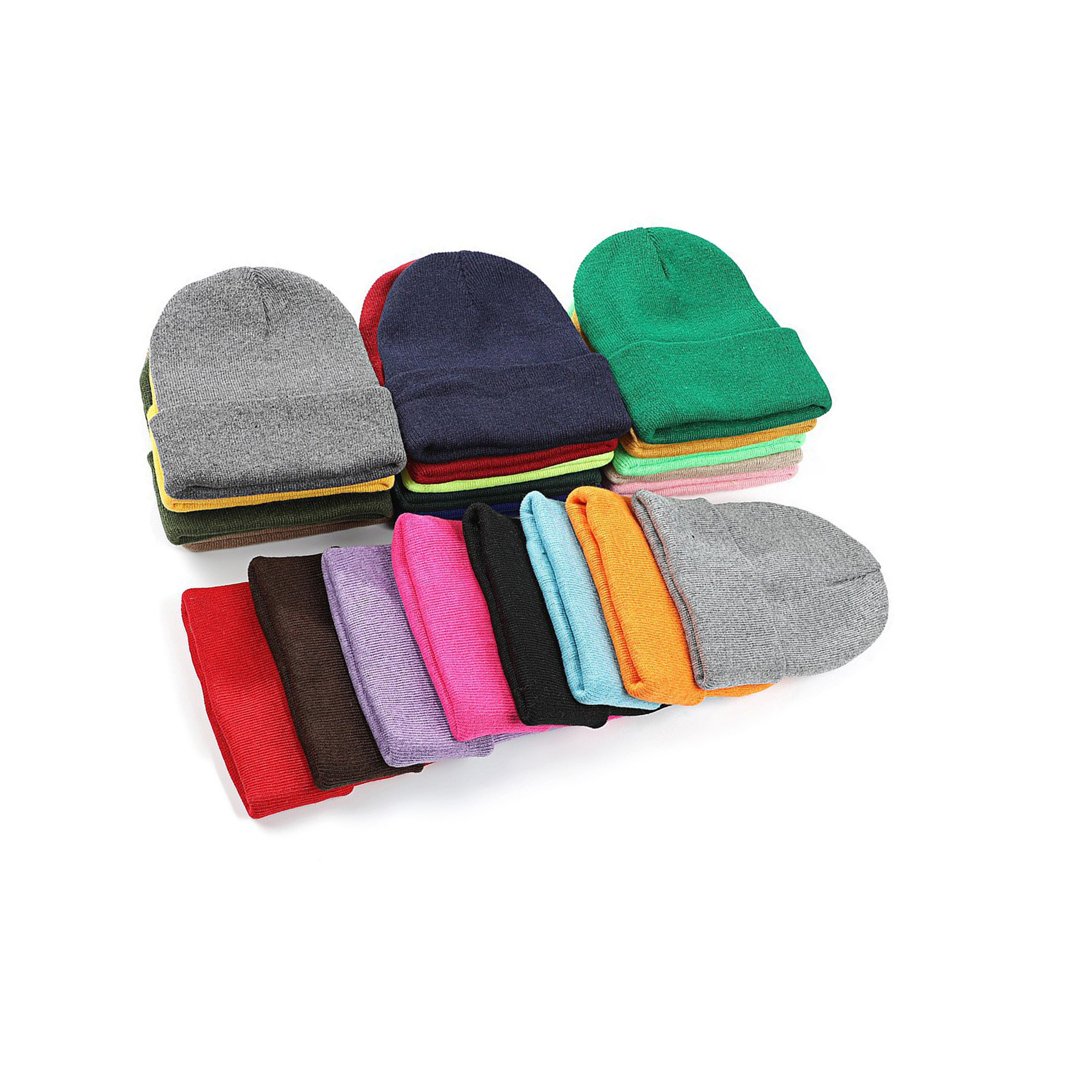 Solid Color All-Match Knitted Hat 2
