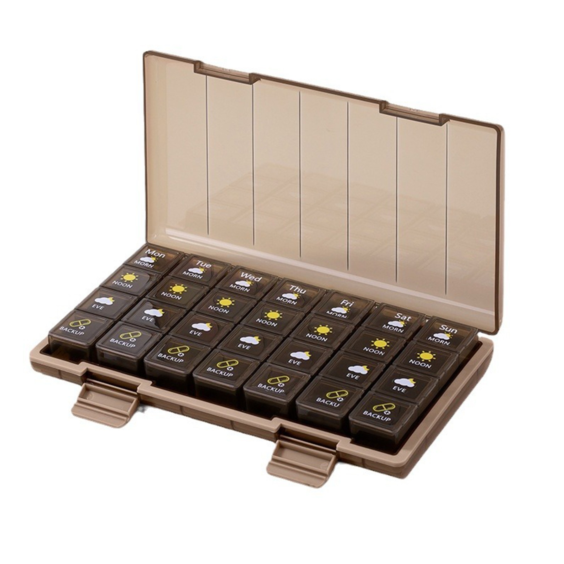 21-Compartment Pill Storage Box 2