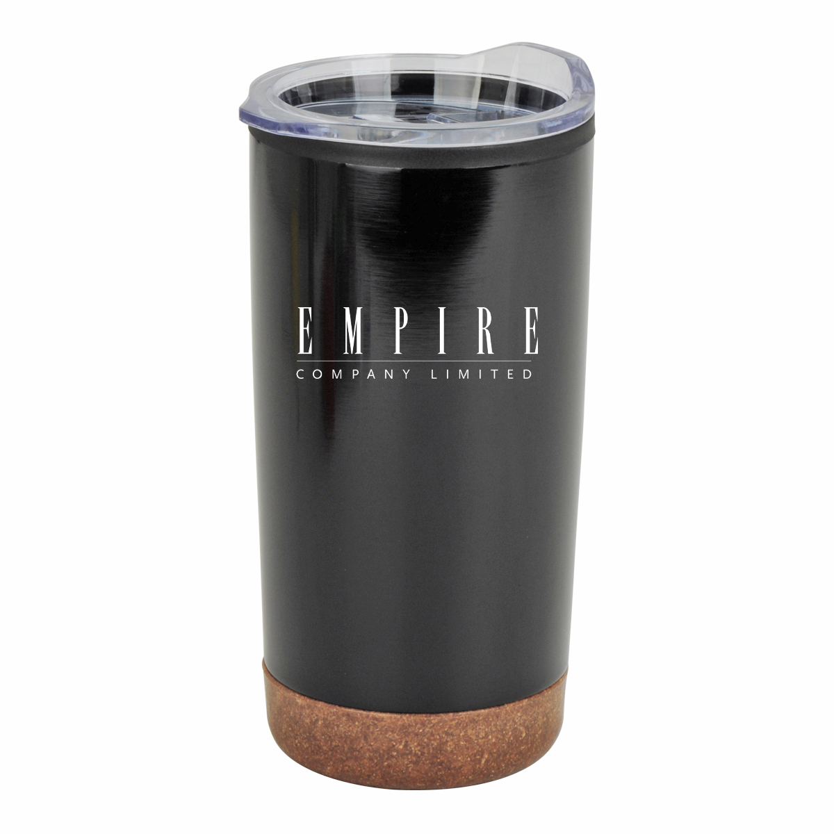 20oz Stainless Steel PP cork Base Tumbler with clear sipping lid 3