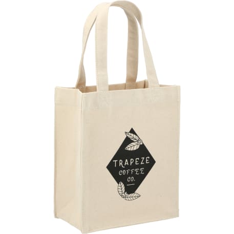 Mini 10oz Cotton Gift Tote, custom tote bag with logo imprint 14