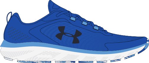 UA Assert 9 Boys' Running Shoes 5
