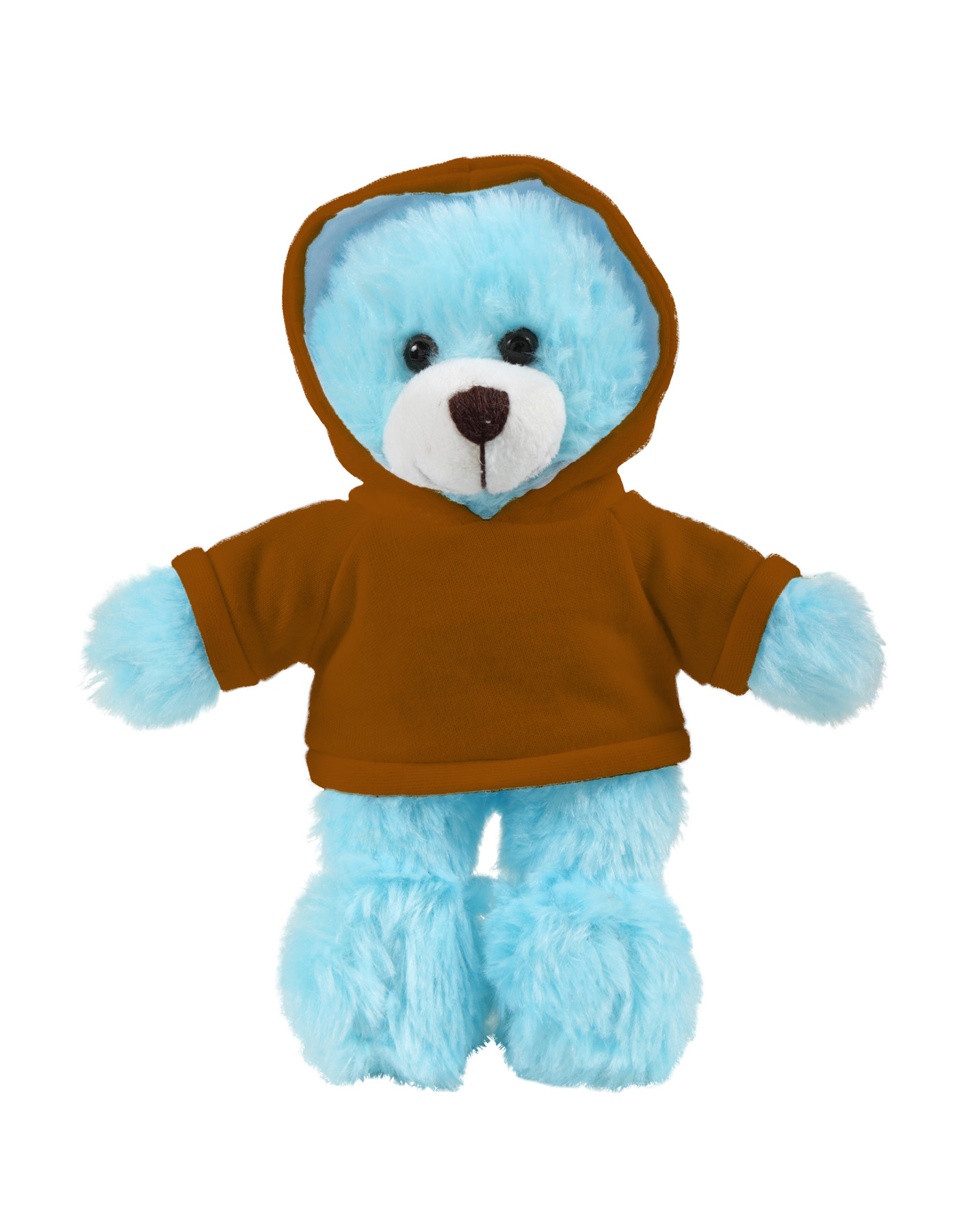 soft plush Blue Bear with hoodie 15