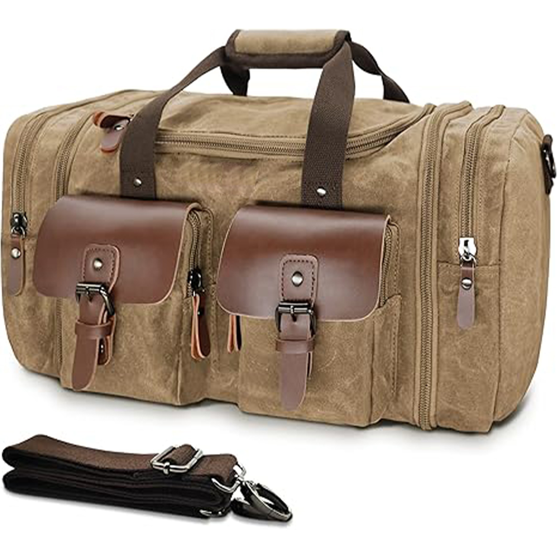 Hand Held Crossbody Canvas Luggage Bag 2