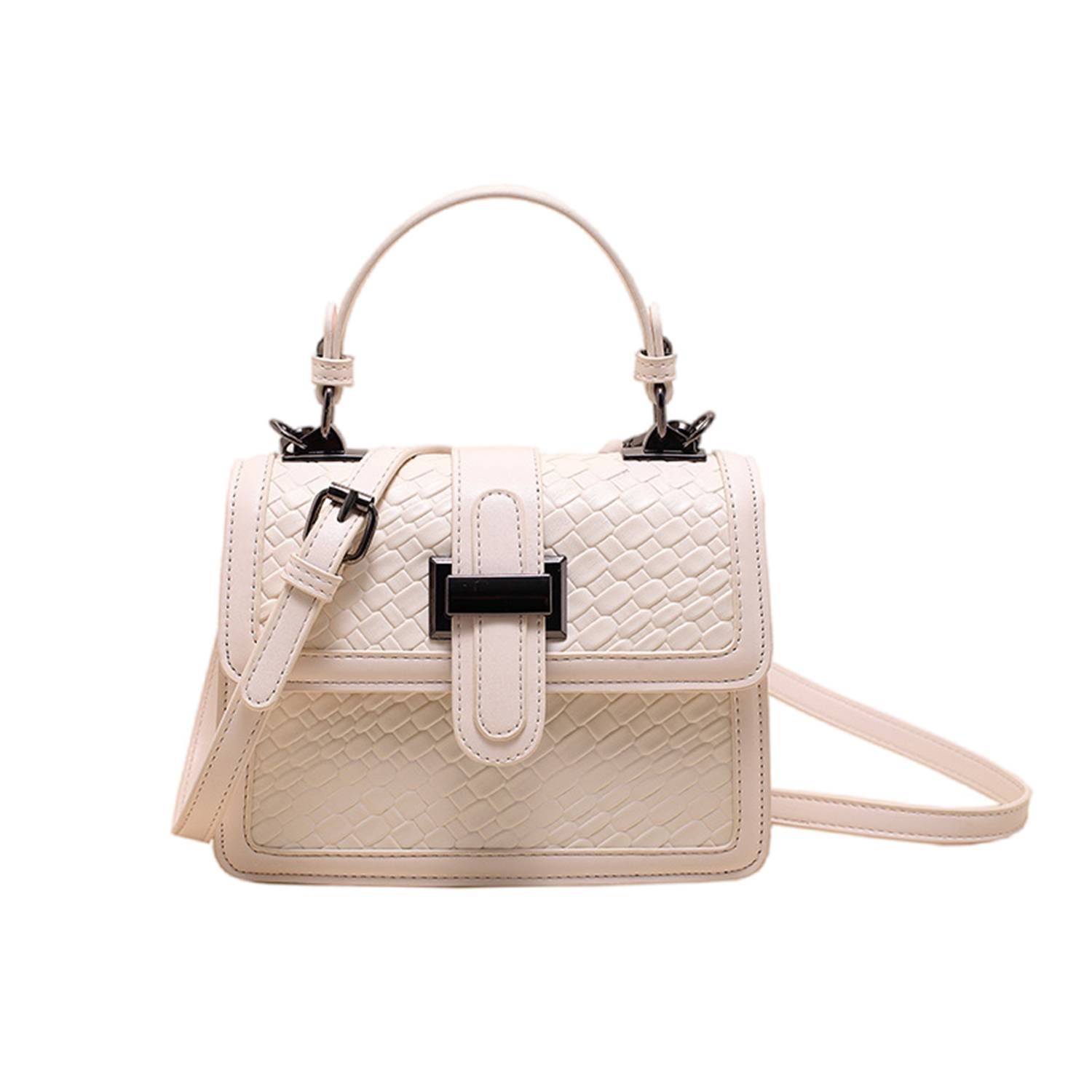 PU Leather Crossbody Bag Solid Color Elegant for Women 7