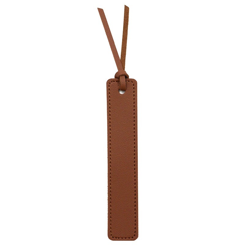 Customized portable PU leather bookmark 6