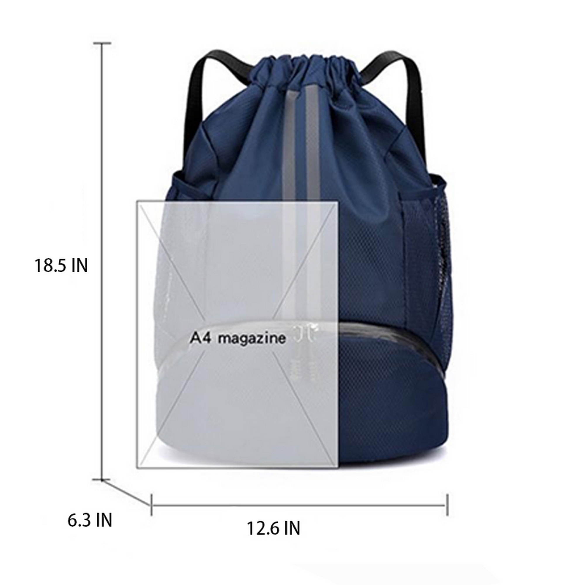 Outdoor Basketball, Swimming, Wet And Dry Separation Bundle Backpack 6
