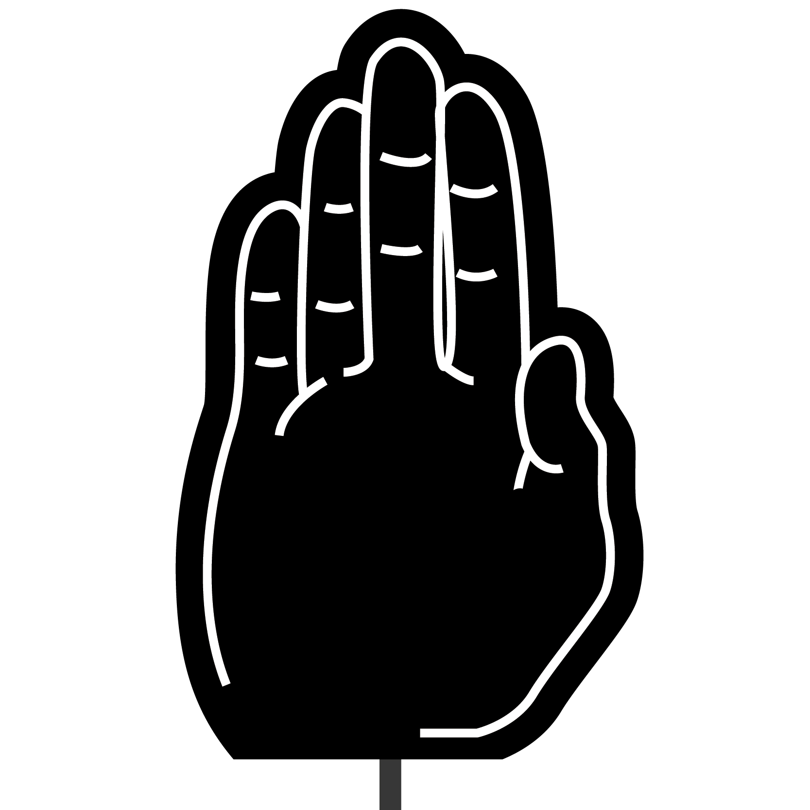 Foam Hand Topper 18